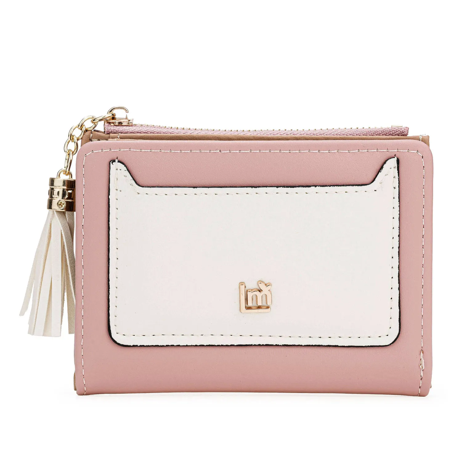 Monedero Limoni Dama Alba color rosado | Platanitos