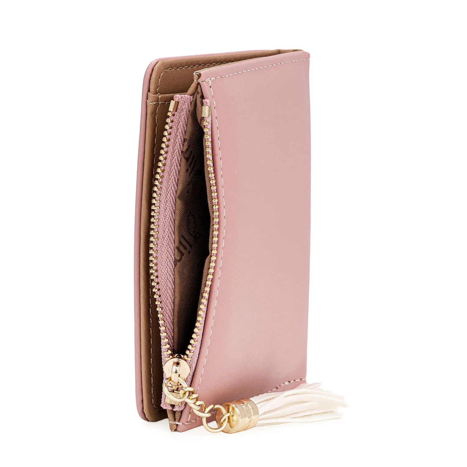 Monedero Limoni Dama Alba color rosado | Platanitos