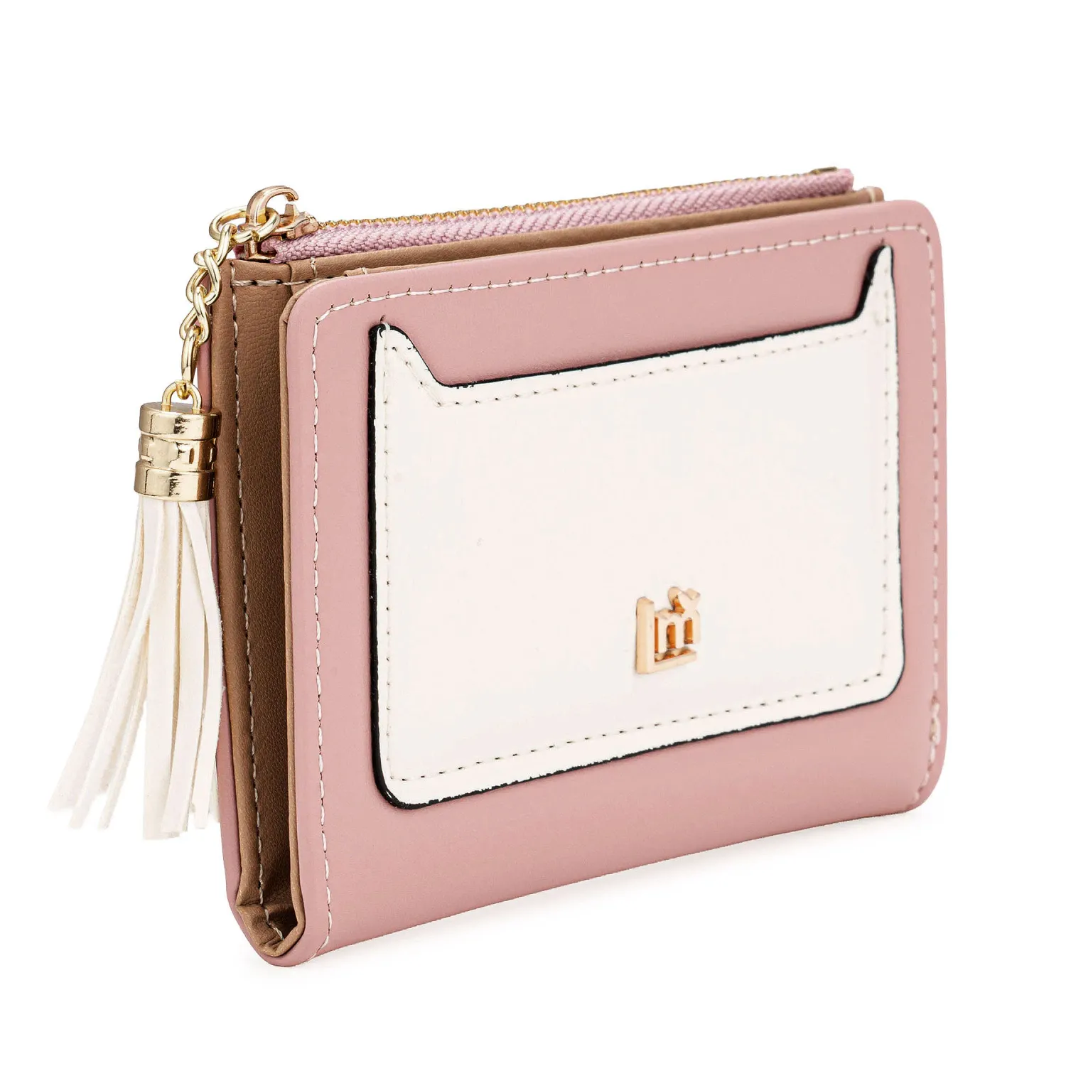 Monedero Limoni Dama Alba color rosado | Platanitos