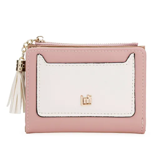 Monedero Limoni Dama Alba color rosado | Platanitos