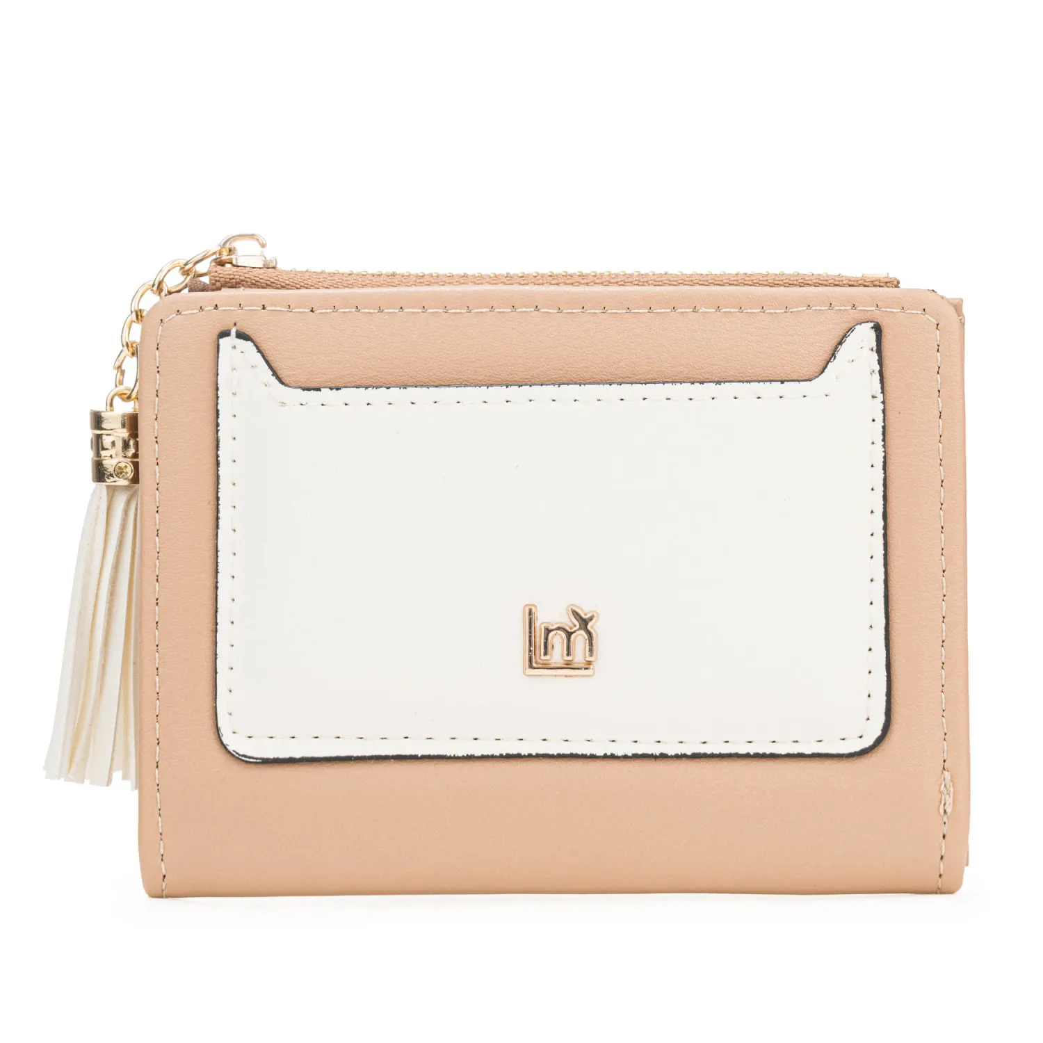 Monedero Limoni Dama Alba color beige oscuro | Platanitos
