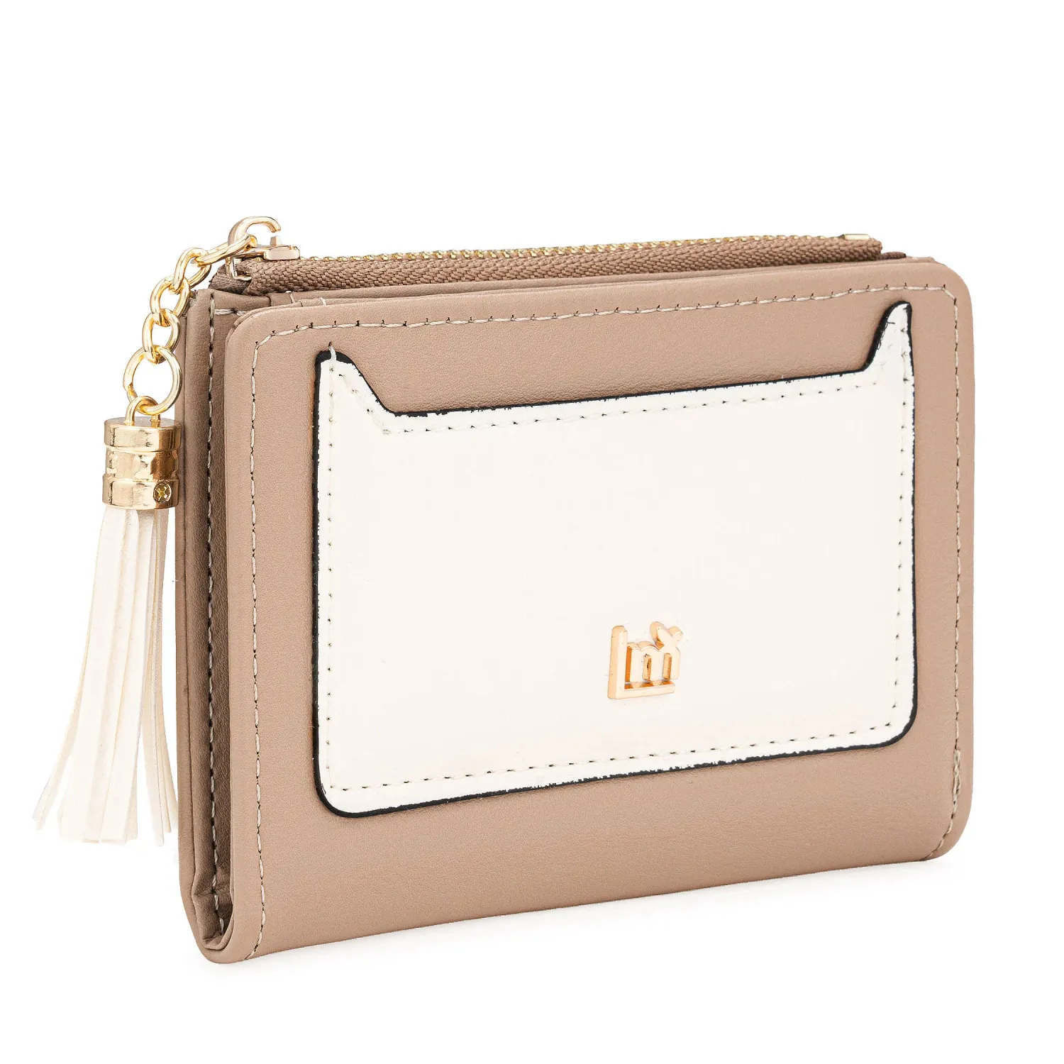 Monedero Limoni Dama Alba color beige oscuro | Platanitos