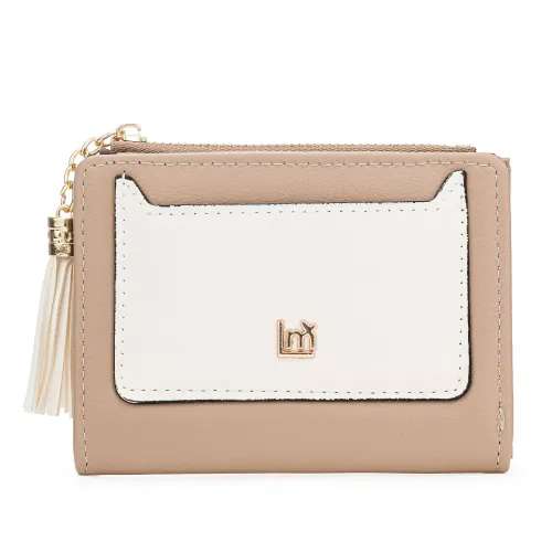 Monedero Limoni Dama Alba color beige | Platanitos