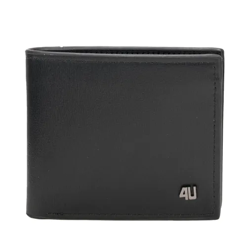 Billetera Just4U Caballero Moises color negro | Platanitos