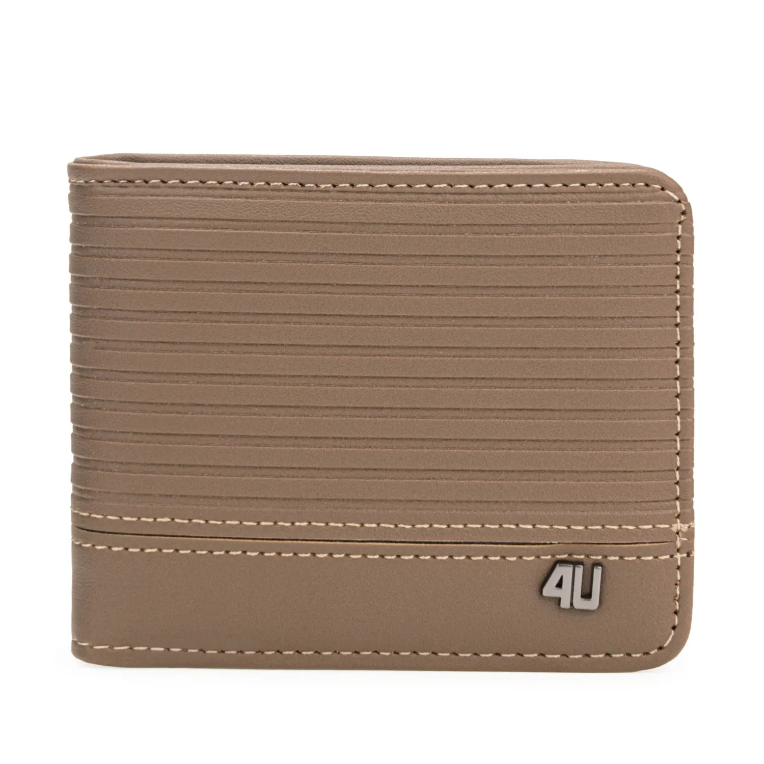 Billetera Just4U Caballero Lucas color marron claro | Platanitos