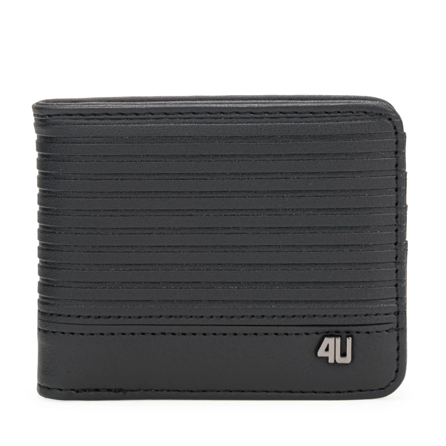Billetera Just4U Caballero Lucas color negro | Platanitos
