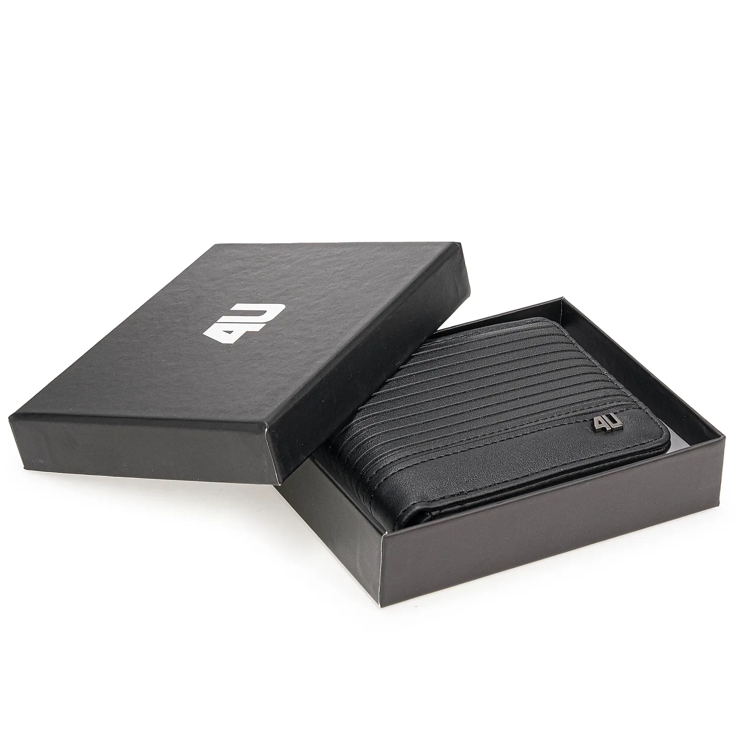 Just4u Billetera Just4U Caballero Lucas color negro | Platanitos