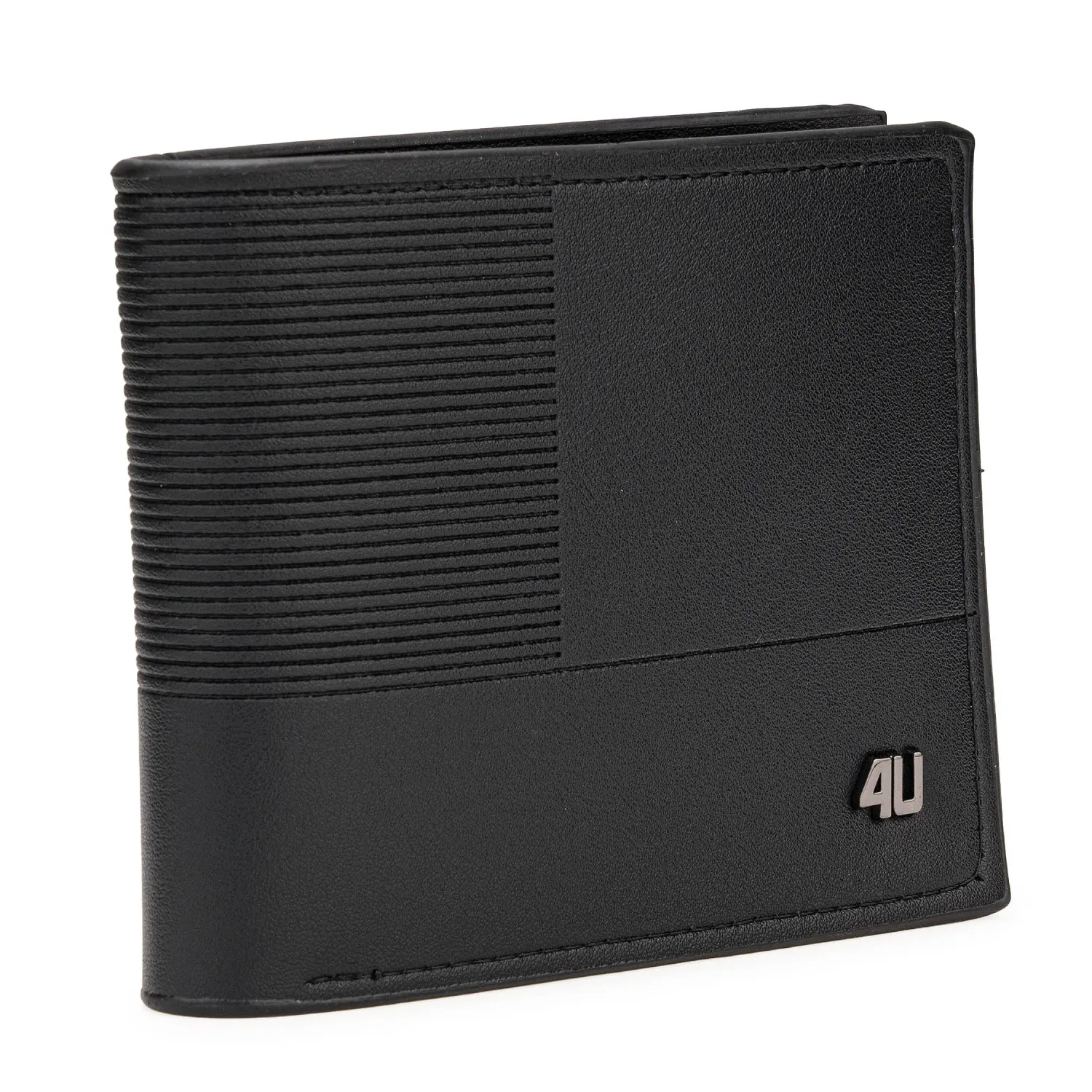 Billetera Just4U Caballero Carlos color negro | Platanitos