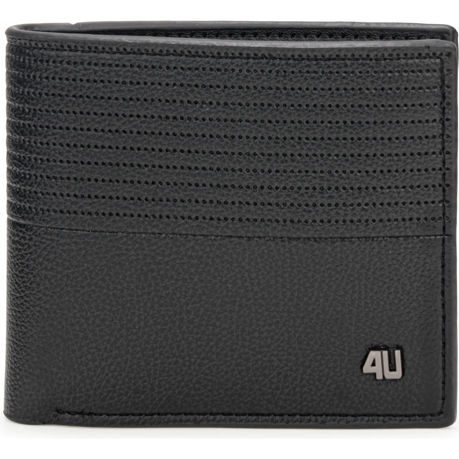 Billetera Just4U Caballero Angel color negro | Platanitos