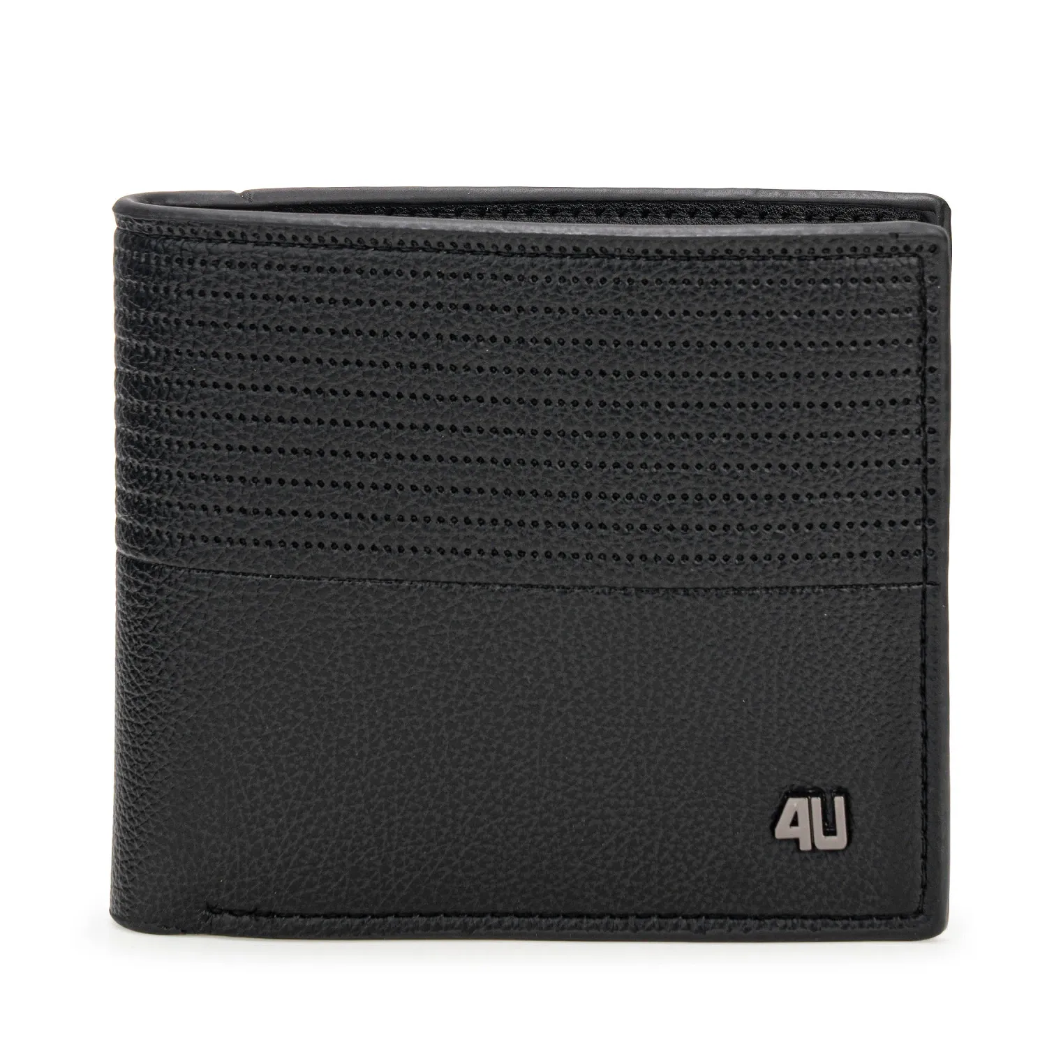 Billetera Just4U Caballero Angel color negro | Platanitos