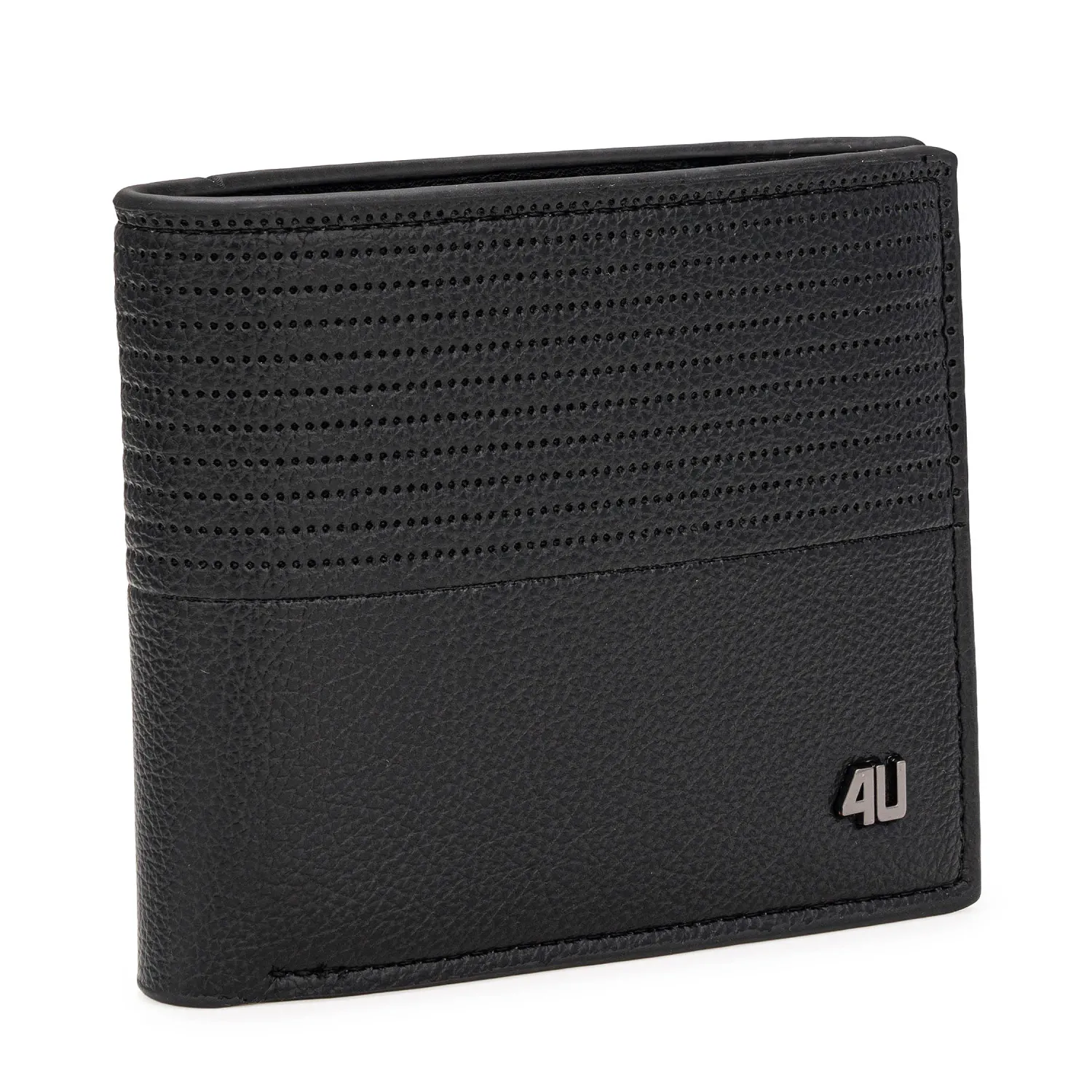Billetera Just4U Caballero Angel color negro | Platanitos