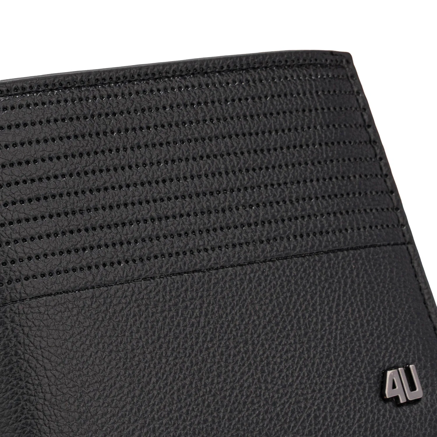 Billetera Just4U Caballero Angel color negro | Platanitos