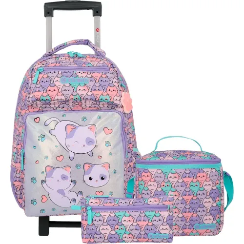 Xtrem Set Mochila Con Ruedas Niña Runpack 6xt