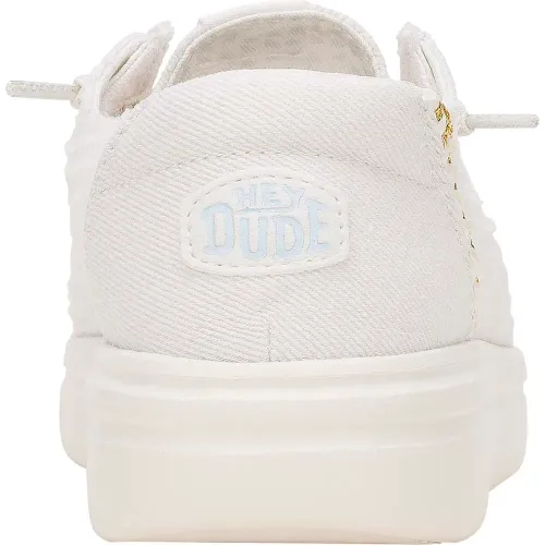Hey Dude Zapatillas Casuales Mujer Wendy Rise Perf Canvas