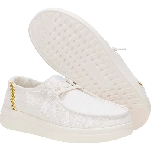 Hey Dude Zapatillas Casuales Mujer Wendy Rise Perf Canvas