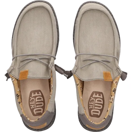 Hey Dude Zapatillas Casuales Hombre Wally Washed Canvas