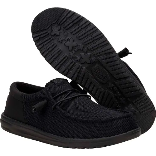 Hey Dude Negro de Hombre modelo Zapatillas Casuales Hombre Wally Funk Mono negros sintéticos hombre 2025122316092606057 Sintético Sintético