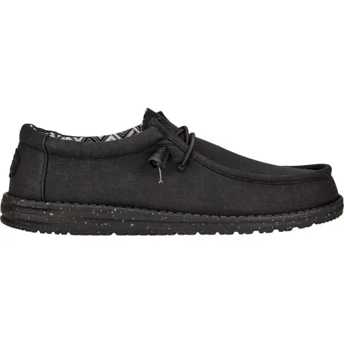 Hey Dude Negro de Hombre modelo Zapatillas Casuales Hombre Wally Stretch Canvas negros sintéticos hombre 2025122316092606186 Sintético Sintético