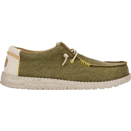 Hey Dude Verde de Hombre modelo Zapatillas Casuales Hombre Wally Coastline Jute verdes sintéticos hombre 2025122316092606210 Sintético Sintético