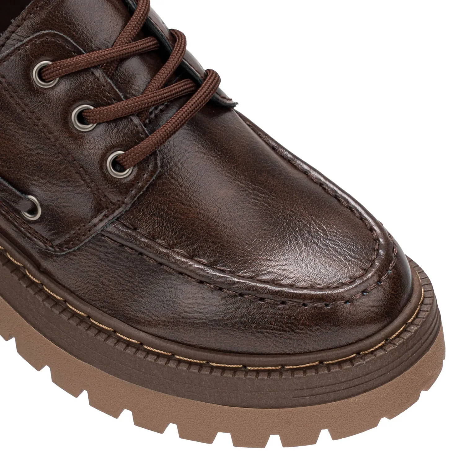 Mocasin Platanitos Dama M Maka color marron | Platanitos