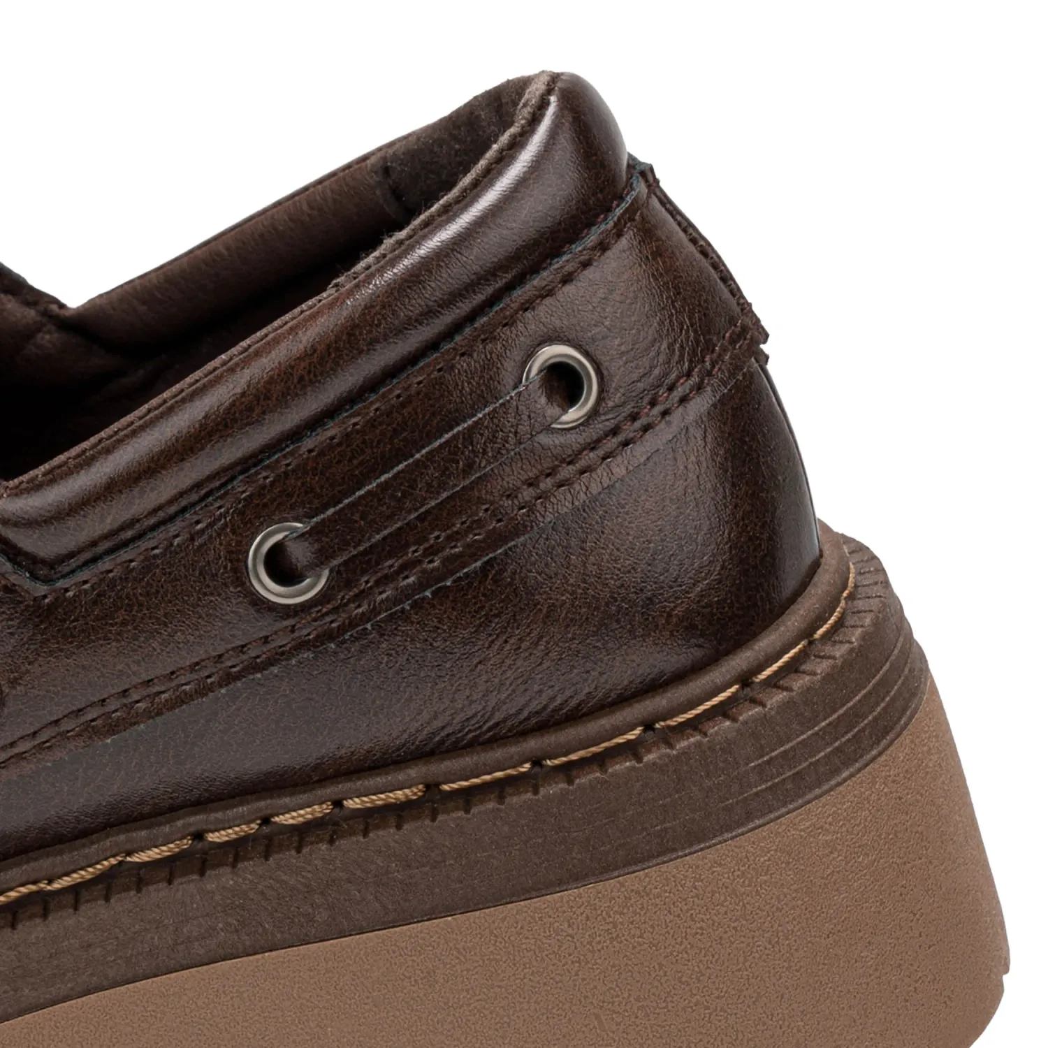 Mocasin Platanitos Dama M Maka color marron | Platanitos