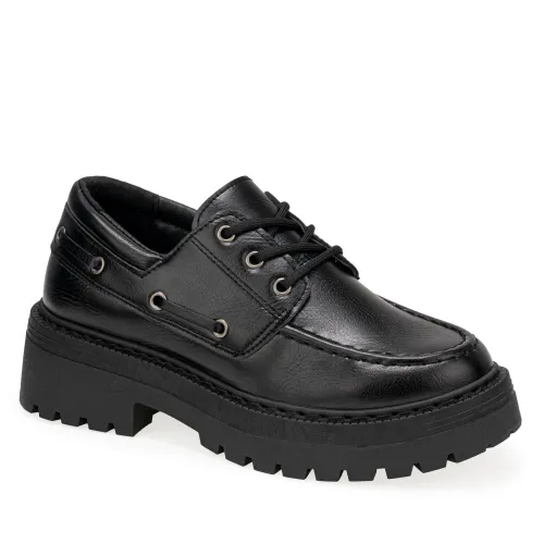 Mocasin Platanitos Dama M Maka color negro | Platanitos