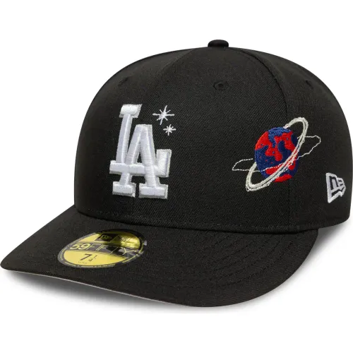 Hombre Mujer NEW ERA Negro Gorra Urbana Unisex Los Angeles Dodgers 5950