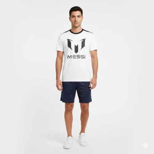 MESSI Polo Manga Corta Unisex Moda Messi Centric Mmn0125us