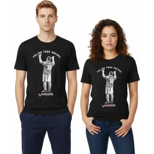 MESSI Negro de Hombre / Mujer modelo Polo Manga Corta Unisex Moda Messi Centric Mmn0039usp negros blancos hombre 2025122617111577354  