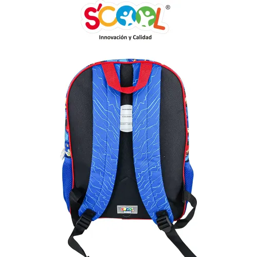 Scool Set Escolar Mochila Niño Ranger Sonic