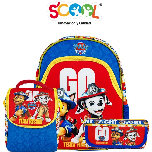 Scool Set Mochila Niño Ranger Paw Patrol
