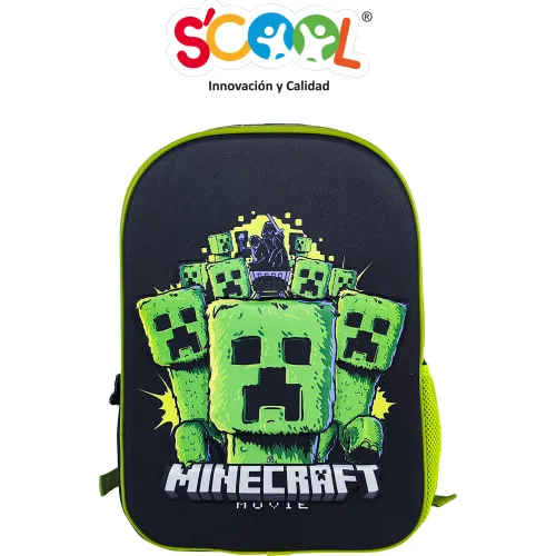 Scool Set Escolar Mochila Niño Ranger Minecraft