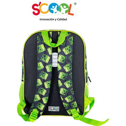 Scool Set Escolar Mochila Niño Ranger Minecraft