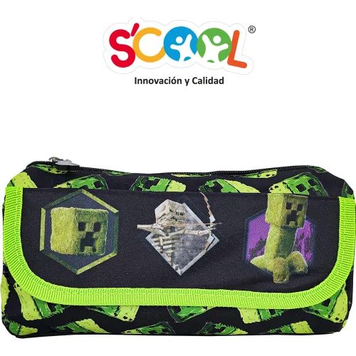 Scool Set Escolar Mochila Niño Ranger Minecraft