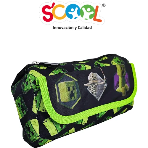 Scool Set Escolar Mochila Niño Ranger Minecraft