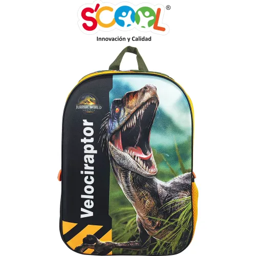 Scool Set Escolar Mochila Niño Ranger Jurassic