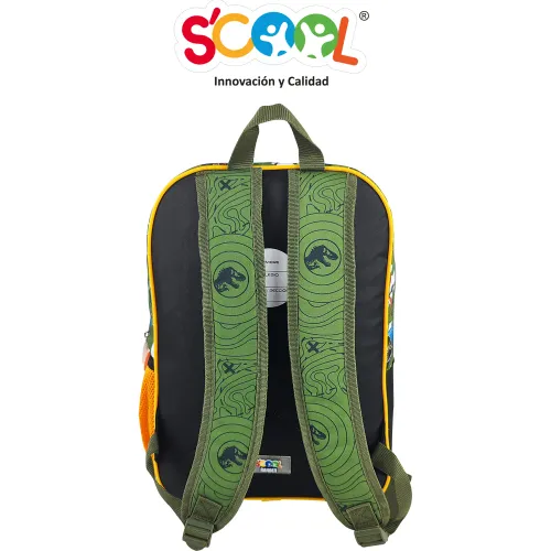 Scool Set Escolar Mochila Niño Ranger Jurassic
