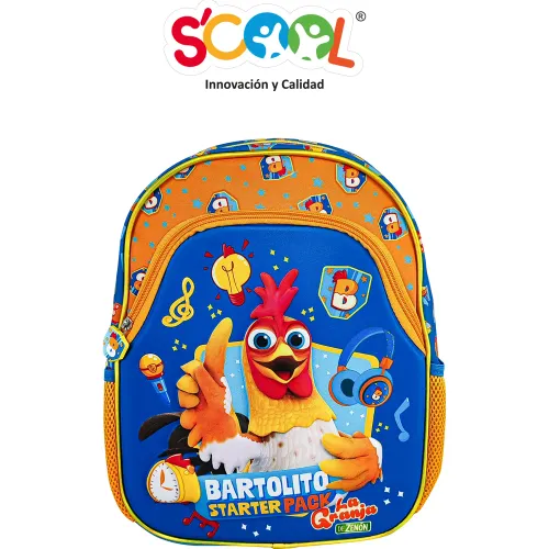 Scool Set Escolar Mochila Niño Ranger Granja De Zenon