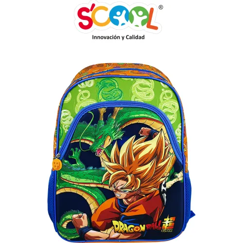 Scool Set Mochila Niño Ranger Dragon Ball