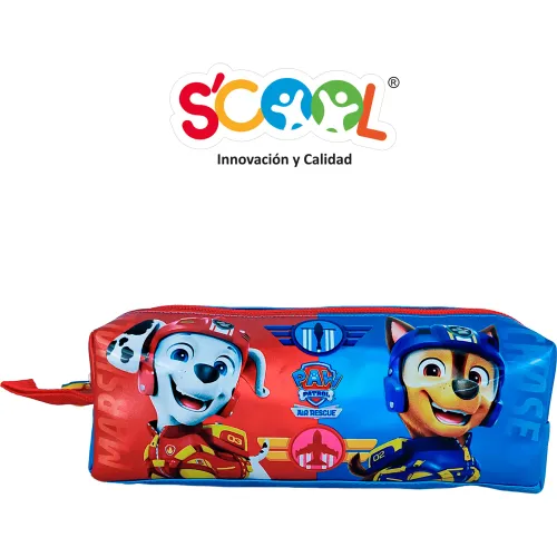 Scool Set Escolar Mochila Niño Kombat Paw Patrol