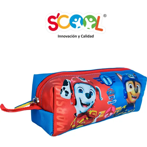 Scool Set Escolar Mochila Niño Kombat Paw Patrol