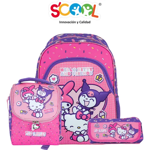 Scool Set Mochila Niña Ranger Hello Kitty&friends
