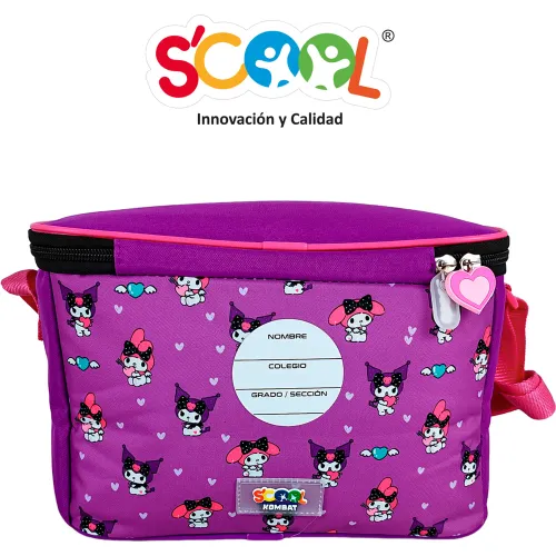 Scool Set Mochila Niña Kombat My Melody & Kuromi