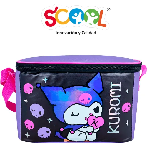 Scool Set Mochila Niña Kombat Hello Kuromi