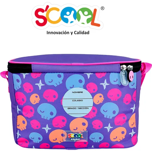 Scool Set Mochila Niña Kombat Hello Kuromi