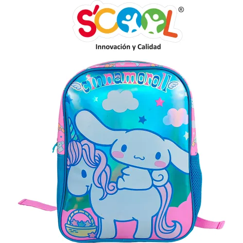 Scool Set Escolar Mochila Niña Kombat Cinnamoroll