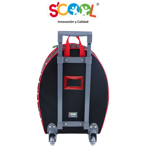 Scool Set Escolar Mochila Con Ruedas Niño Ranger Minecraft