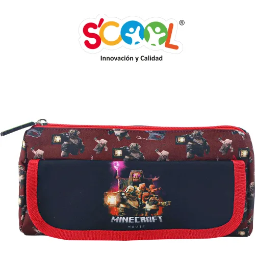 Scool Set Escolar Mochila Con Ruedas Niño Ranger Minecraft