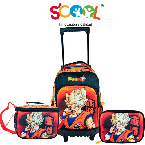 Scool de Niña / Niño modelo Set Mochila Con Ruedas Niño Magic Dragon Ball niña 2025122620403496634