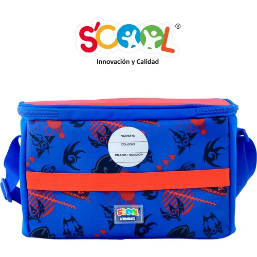 Scool Set Escolar Mochila Con Ruedas Niño Kombat Sonic